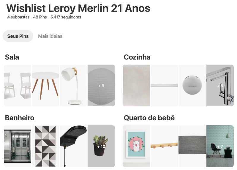 Wishlist Leroy Merlin