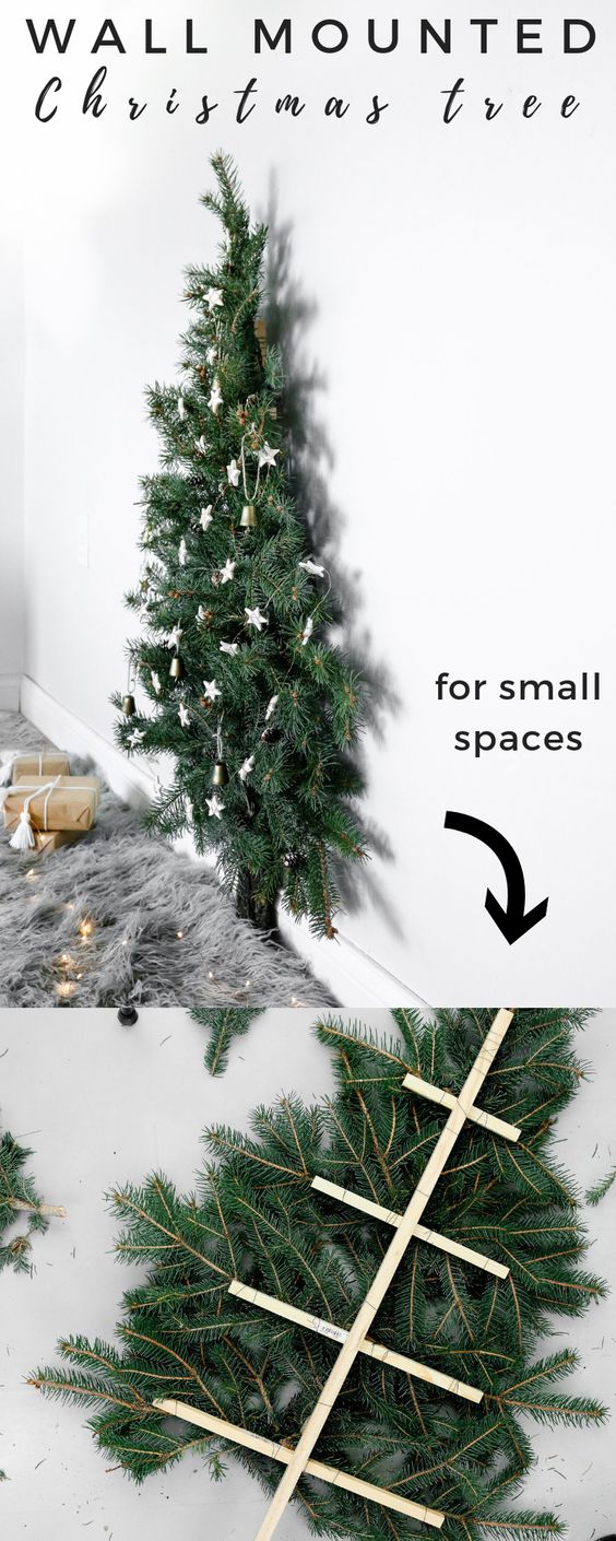 8 árvores de Natal do Pinterest para ambientes pequenos – Apartamento 203