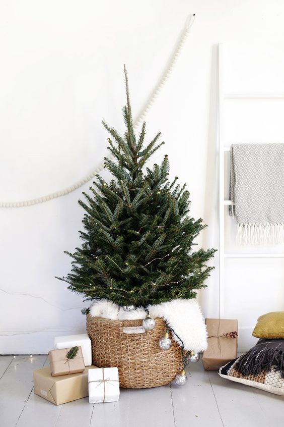 8 árvores de Natal do Pinterest para ambientes pequenos – Apartamento 203