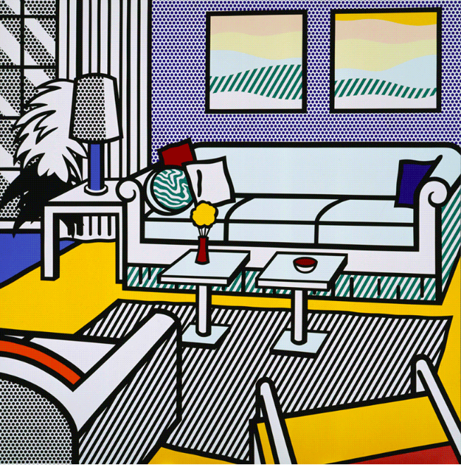 E se os quadros fossem reais? Roy Lichtenstein 1