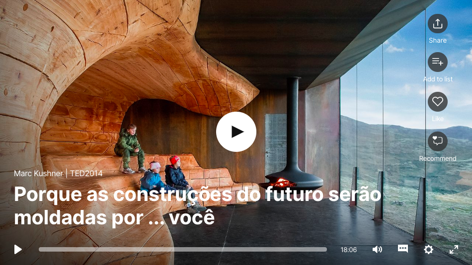 TedTalks: Porque as construções do futuro serão moldadas por... você | Marc Kushner, arquiteto