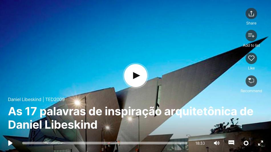 TedTalks: As 17 palavras de inspiração arquitetônica de Daniel Libeskind | Daniel Libeskind, arquiteto
