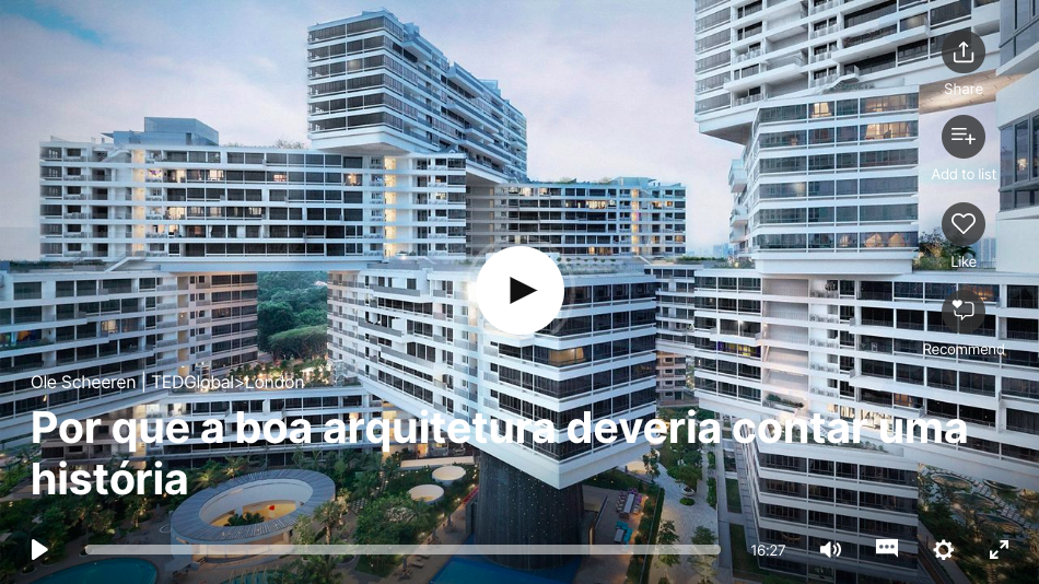 TedTalks: Porque a boa arquitetura deveria contar uma história | Ole Scheeren, arquiteto