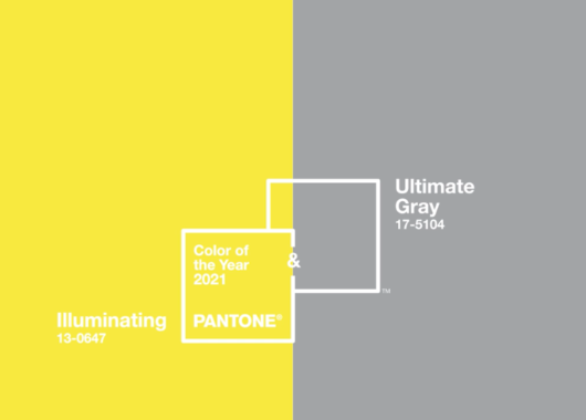 Pantone Cor do Ano 2021 Color of the Year Iluminating Ultimate Gray 1