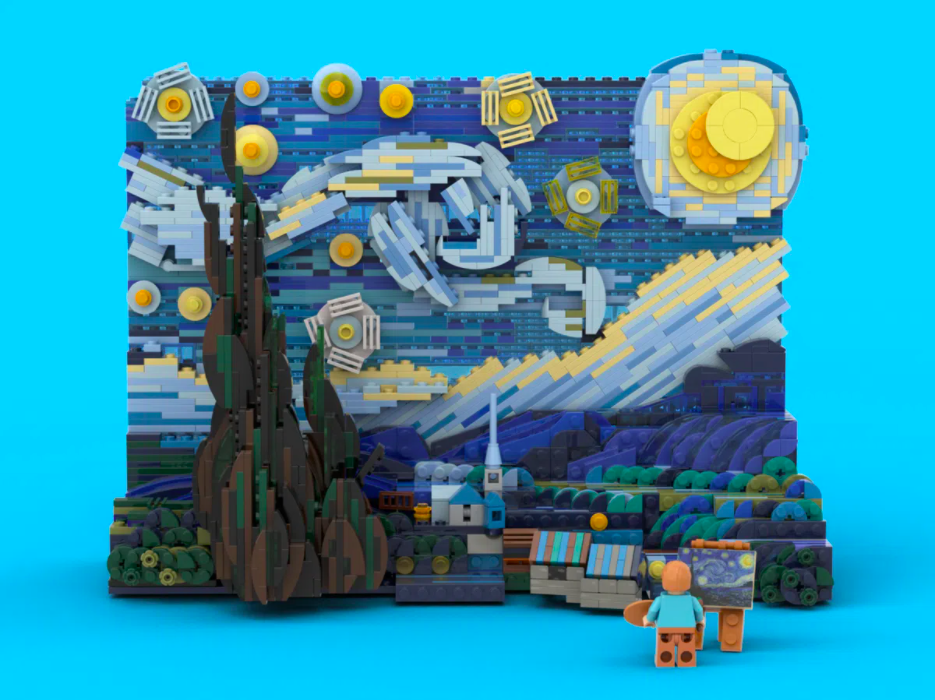 LEGO Starry Night Van Gogh
