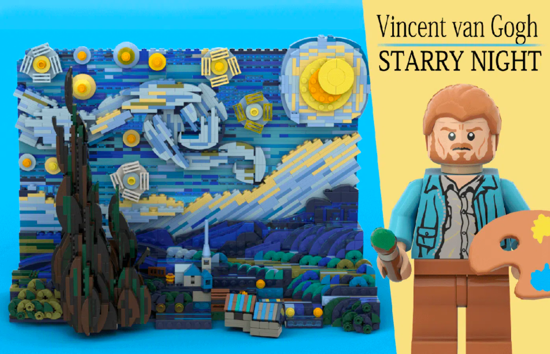 LEGO Starry Night Van Gogh