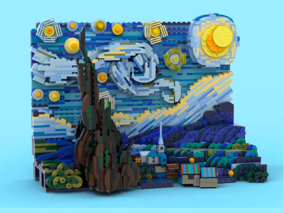 LEGO Starry Night Van Gogh