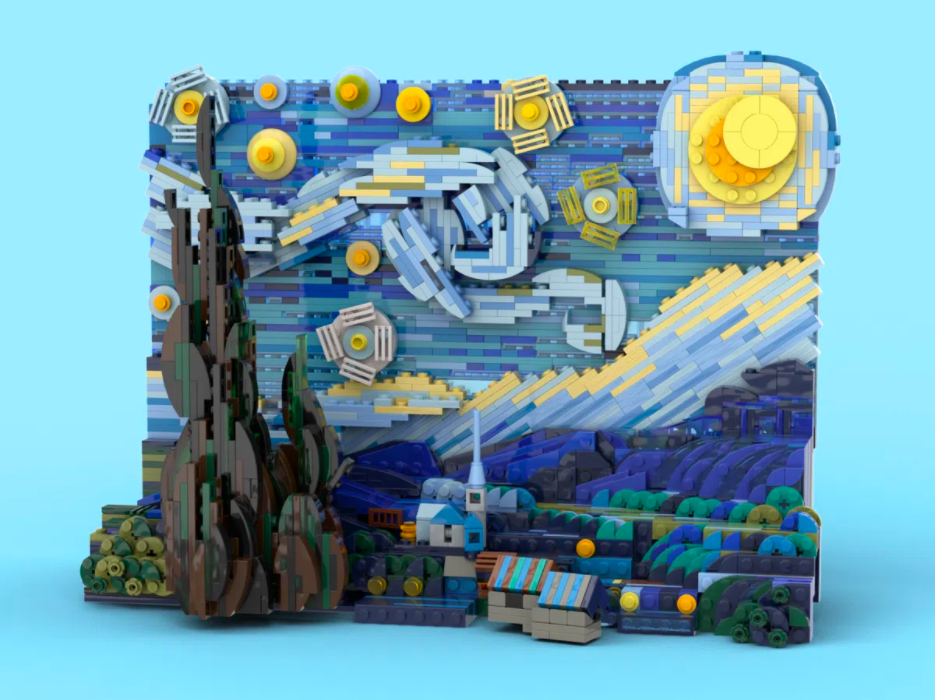 LEGO Starry Night Van Gogh