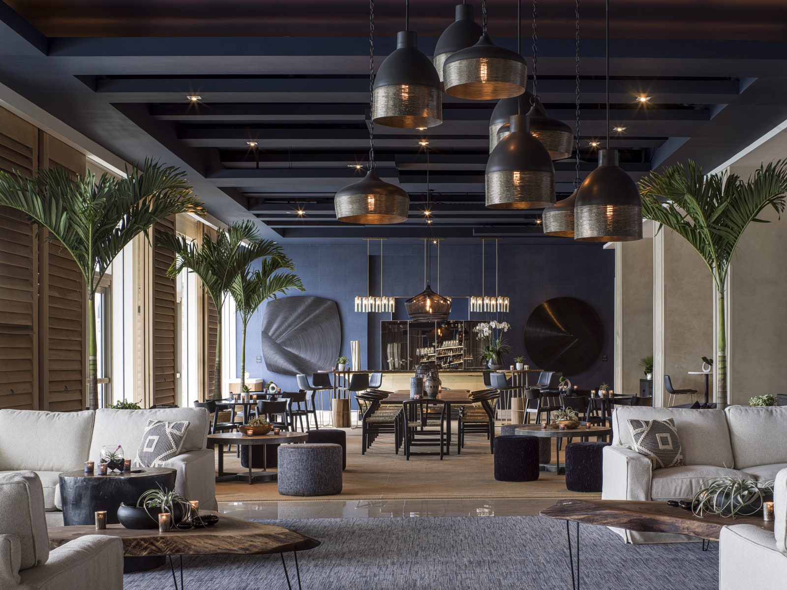 12 Beautiful Restaurants Designed by Celebrity Decorators Marisol and The Lounge