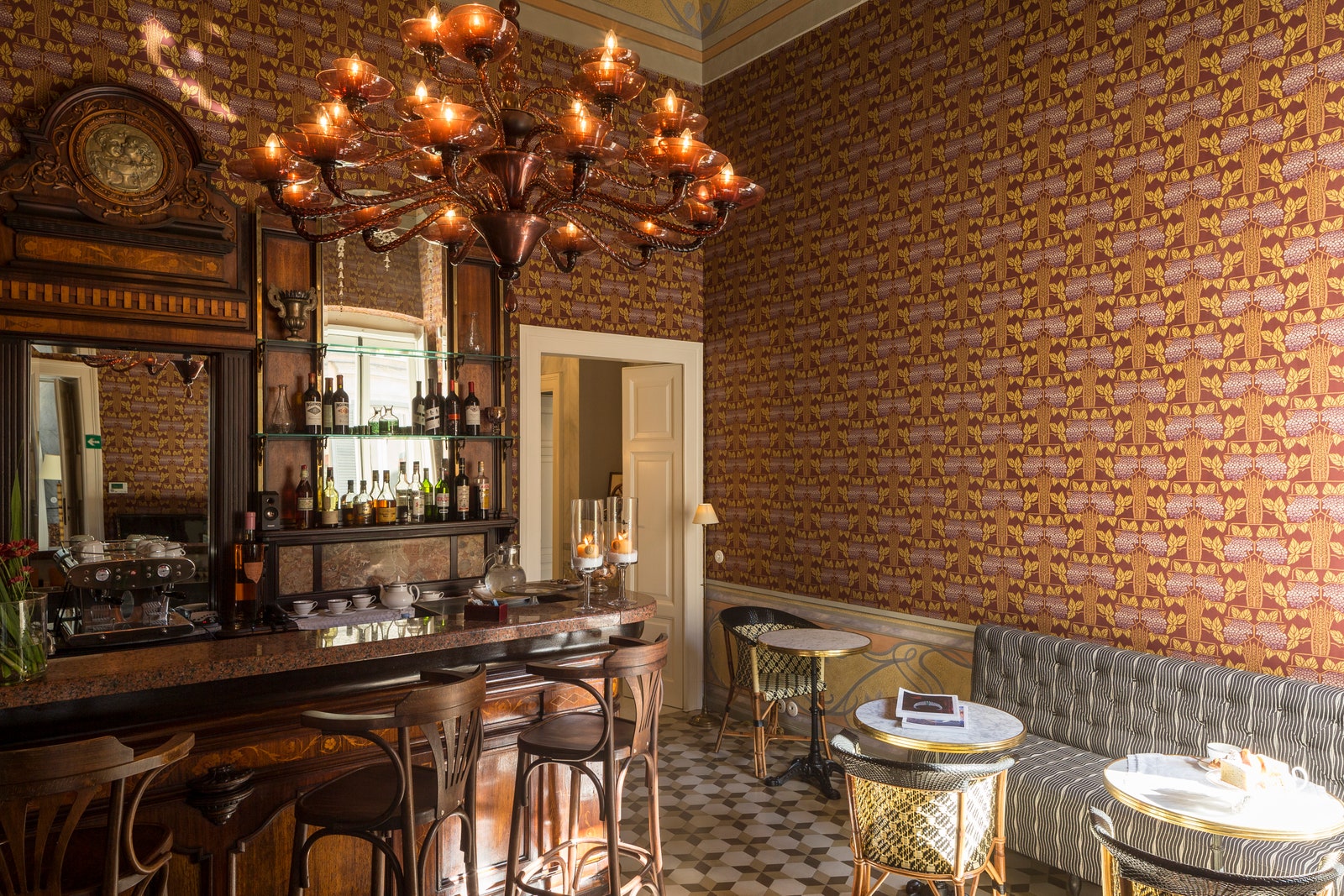 12 Beautiful Restaurants Designed by Celebrity Decorators Palazzo Margherita