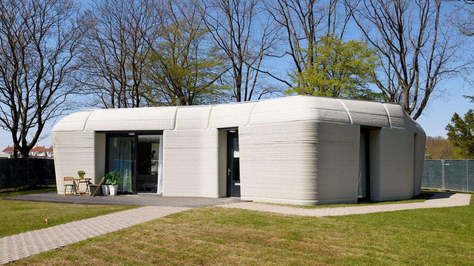 Project Milestone 3D-printed home Eindhoven Netherlands