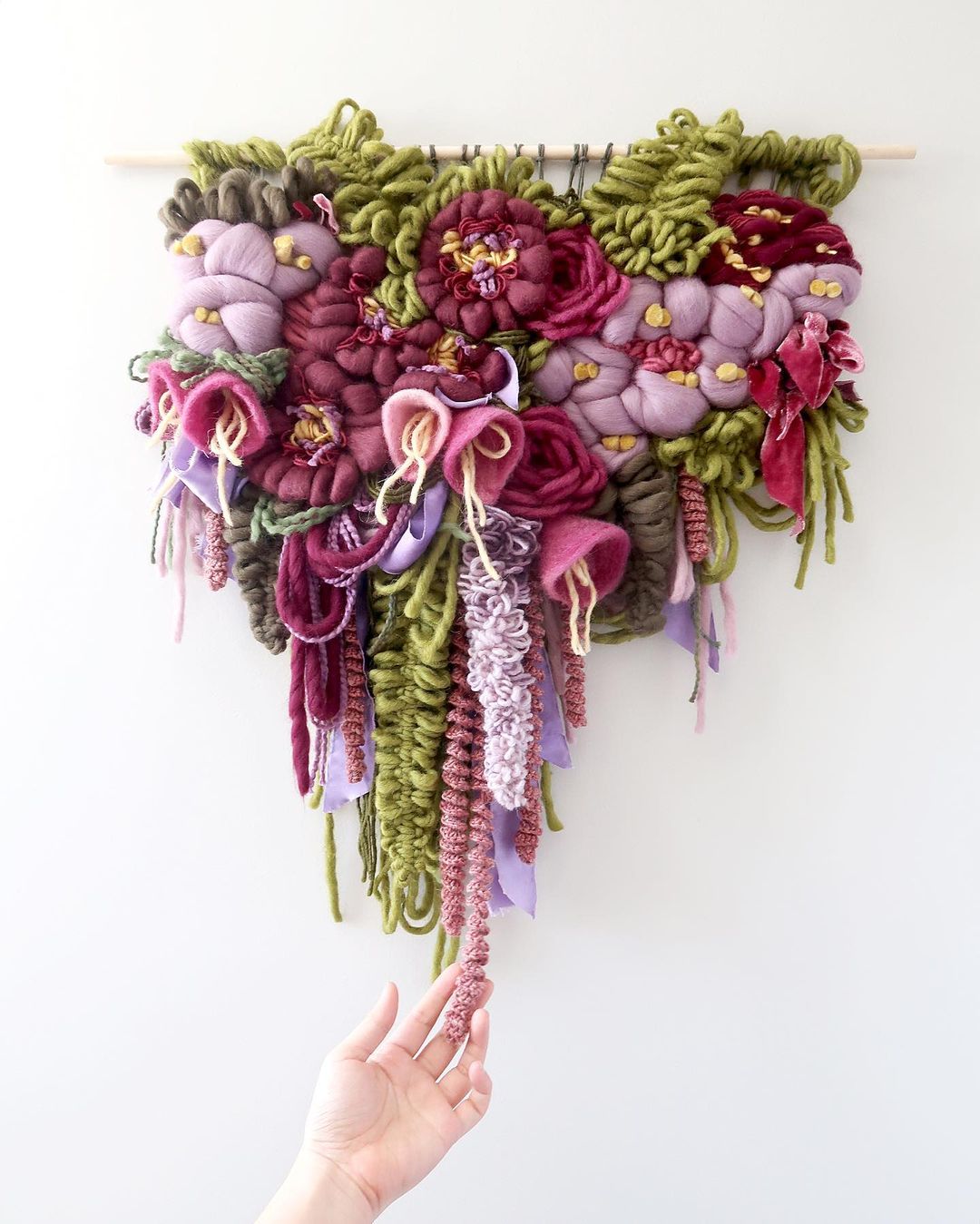Alyssa Ki Solip DIY art wall hangings weaving macrame crochet